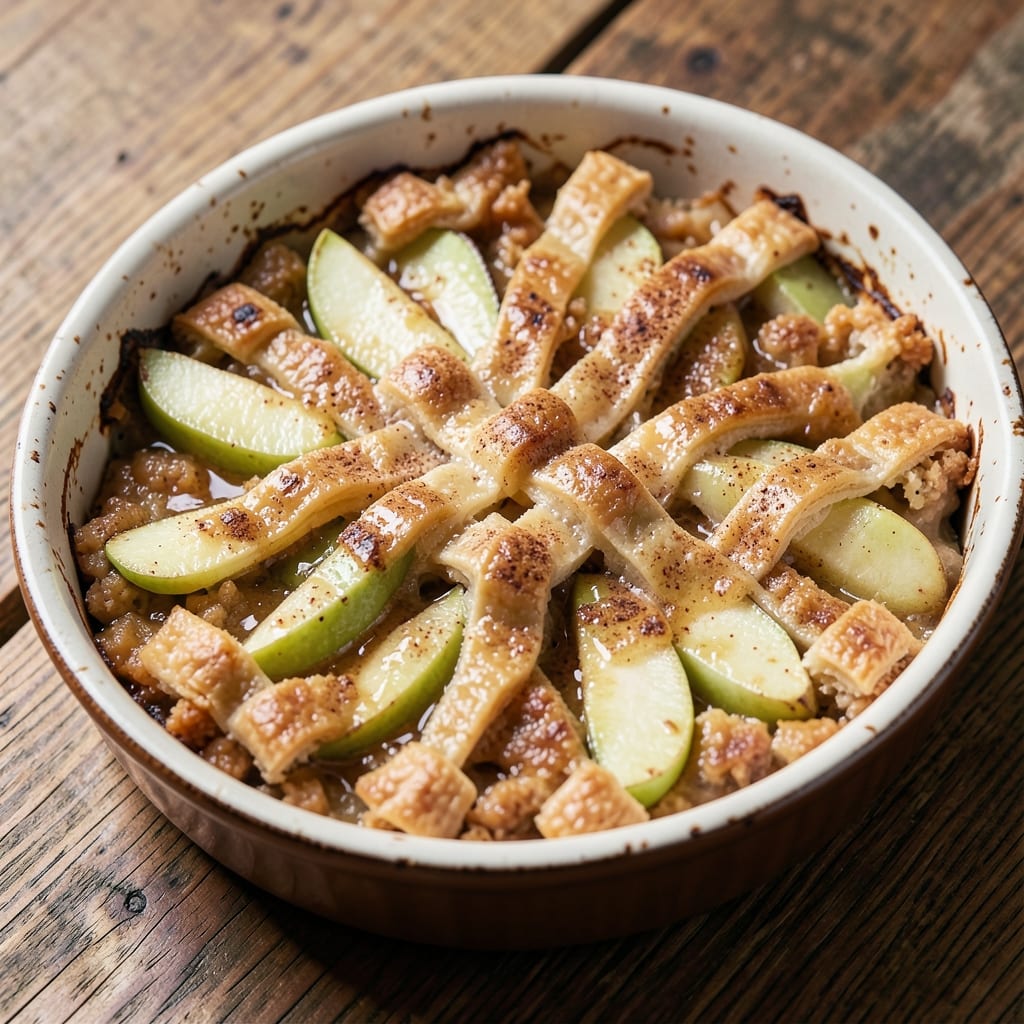 Apple Cobbler Recipe UK: Crispy Streusel Crown Over Juicy Stewed Apples