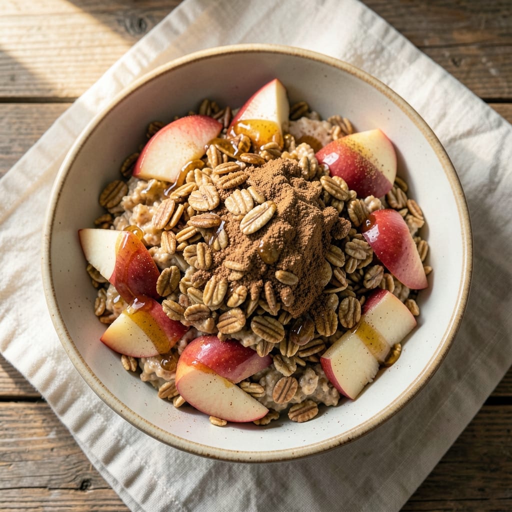 Apple Cinnamon Steel Cut Oatmeal Recipe: Spiced Warmth With Chewy Texture