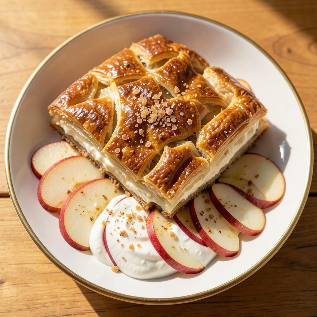 Apple Cream Cheese Pastry Recipe: Flaky Crust with Spiced Apple-Cream Cheese Filling