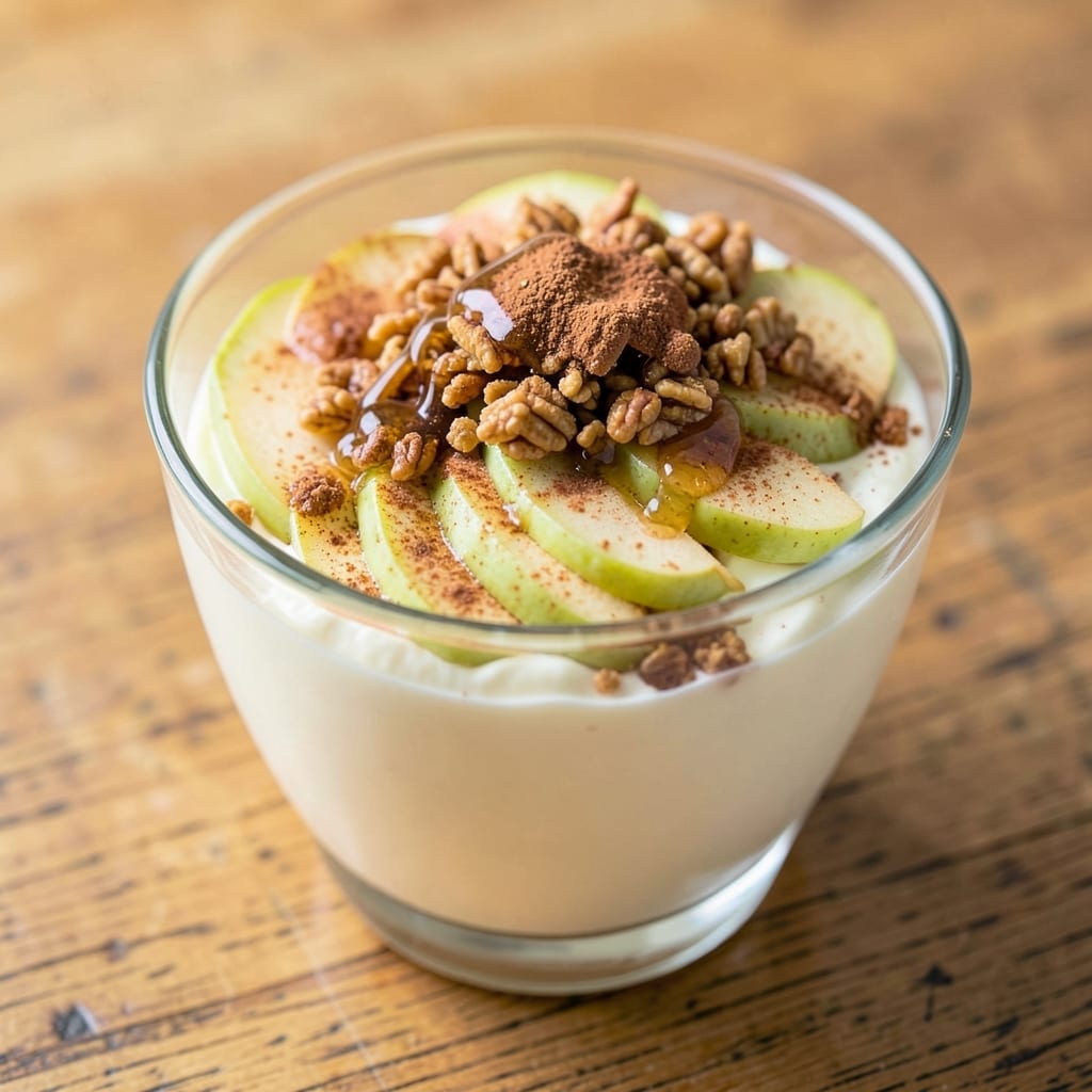 Apple Cinnamon Parfait Recipe: Layered Crunch and Creamy Vanilla Yogurt Bliss