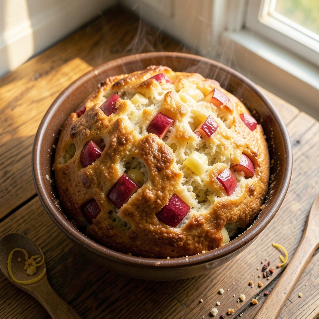Apple Cheddar Bread Recipe: Sweet-Savory Loaf With Melty Cheese Swirls