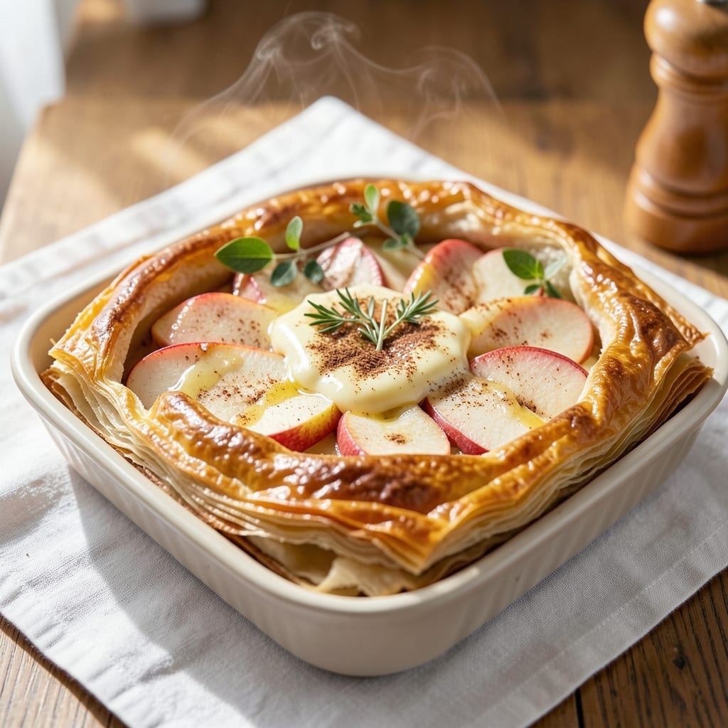 Apple Banitsa Recipe: Flaky Phyllo Layers with Spiced Apple Filling