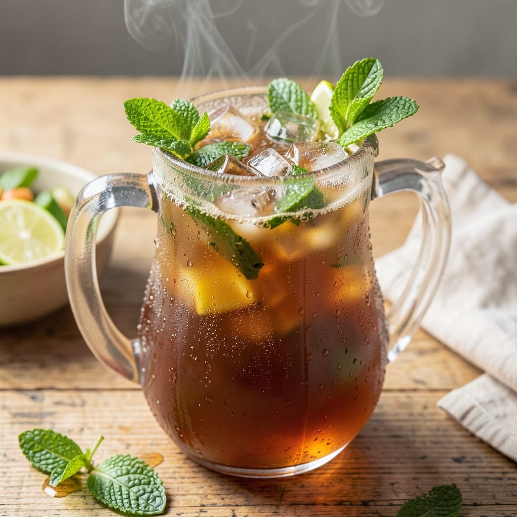 Apple Cider Mojito Pitcher Recipe: Minty Citrus Sparkle for Crowds