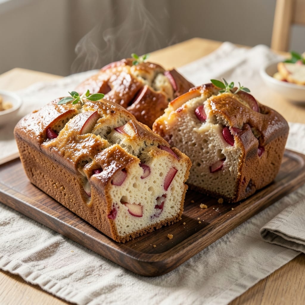 Apple Bread Recipe for 2 Loaves: Spiced Apple Swirls With Buttery Streusel Crown
