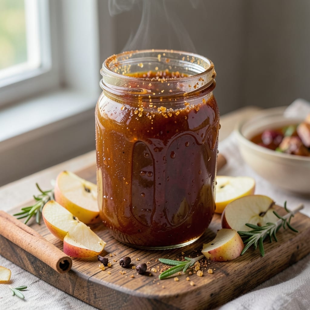 Apple BBQ Sauce Canning Recipe: Sterilized Jars for Year-Round Smoky Sweetness