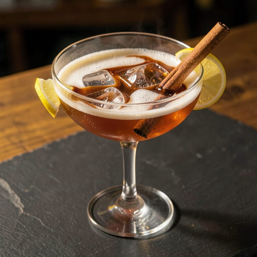 Apple Cider Martini Drink Recipe: Smoky-Spiced Sipper With Vanilla Twist