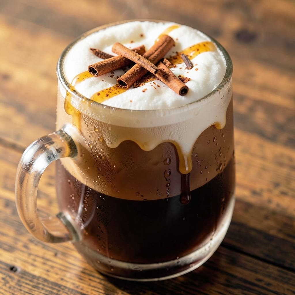 Apple Cider Iced Latte Recipe: Spiced Vanilla Cream Cold Brew Magic