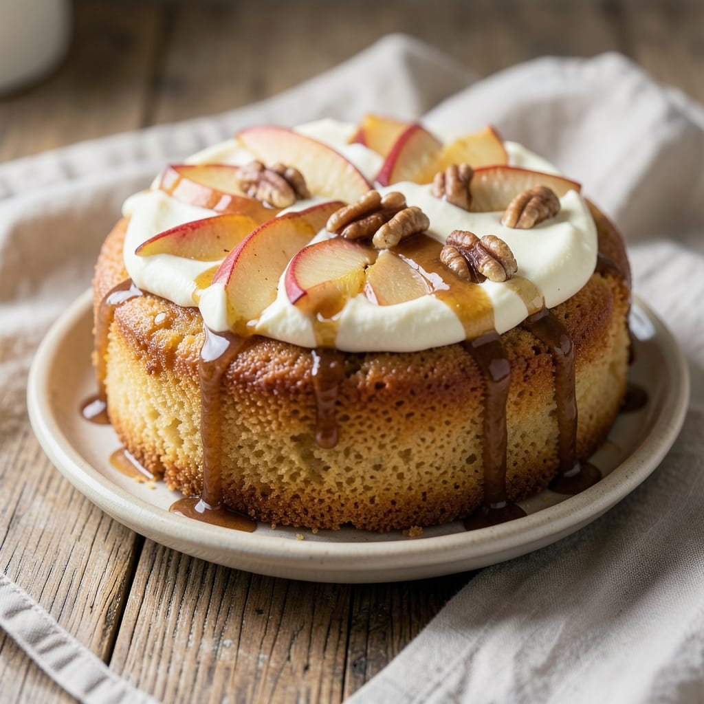 Apple Cake Recipe With Caramel Glaze: Warm Spiced Layers Drowned in Rich Drizzle