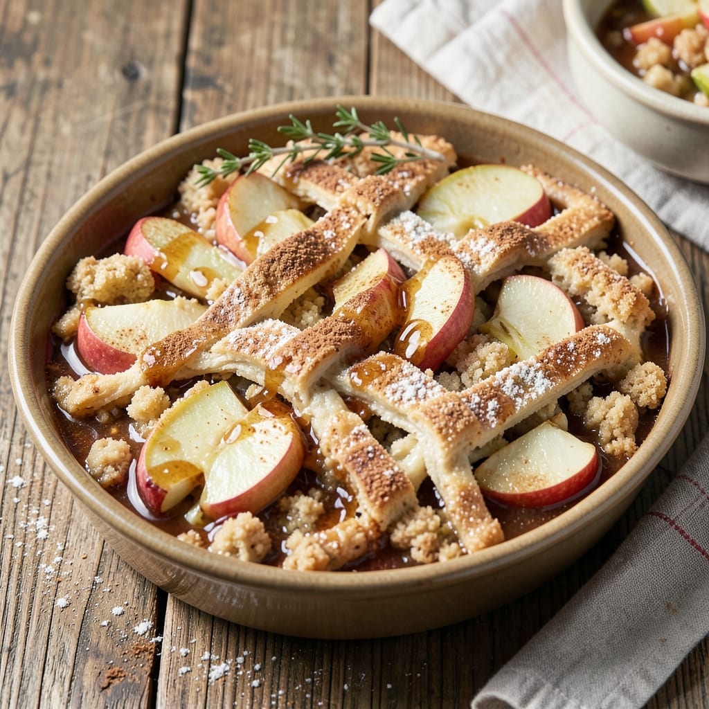 Apple Betty Recipe With Brown Sugar: Warm Spiced Apple Cake With Buttery Streusel Bliss
