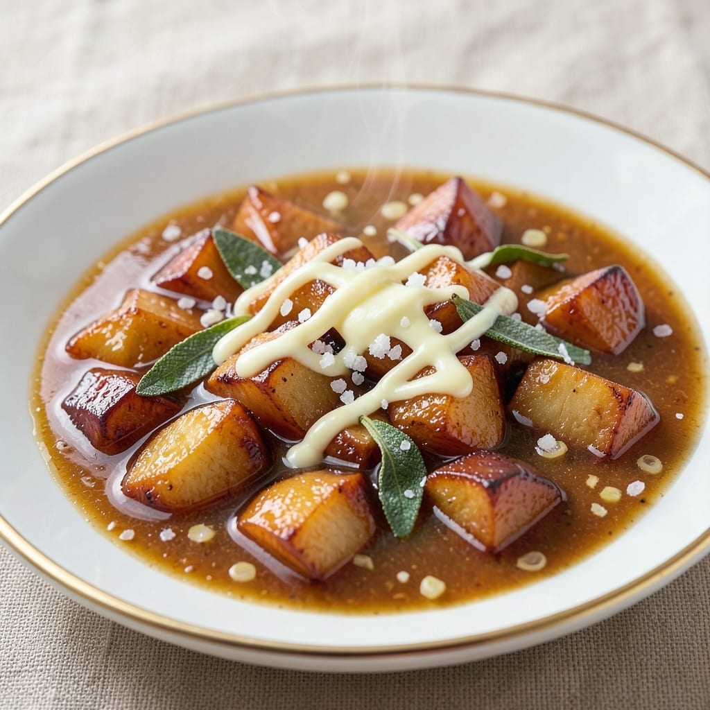 Apple and Sage Sauce Recipe: Herb-Infused Glaze for Roasted Meats