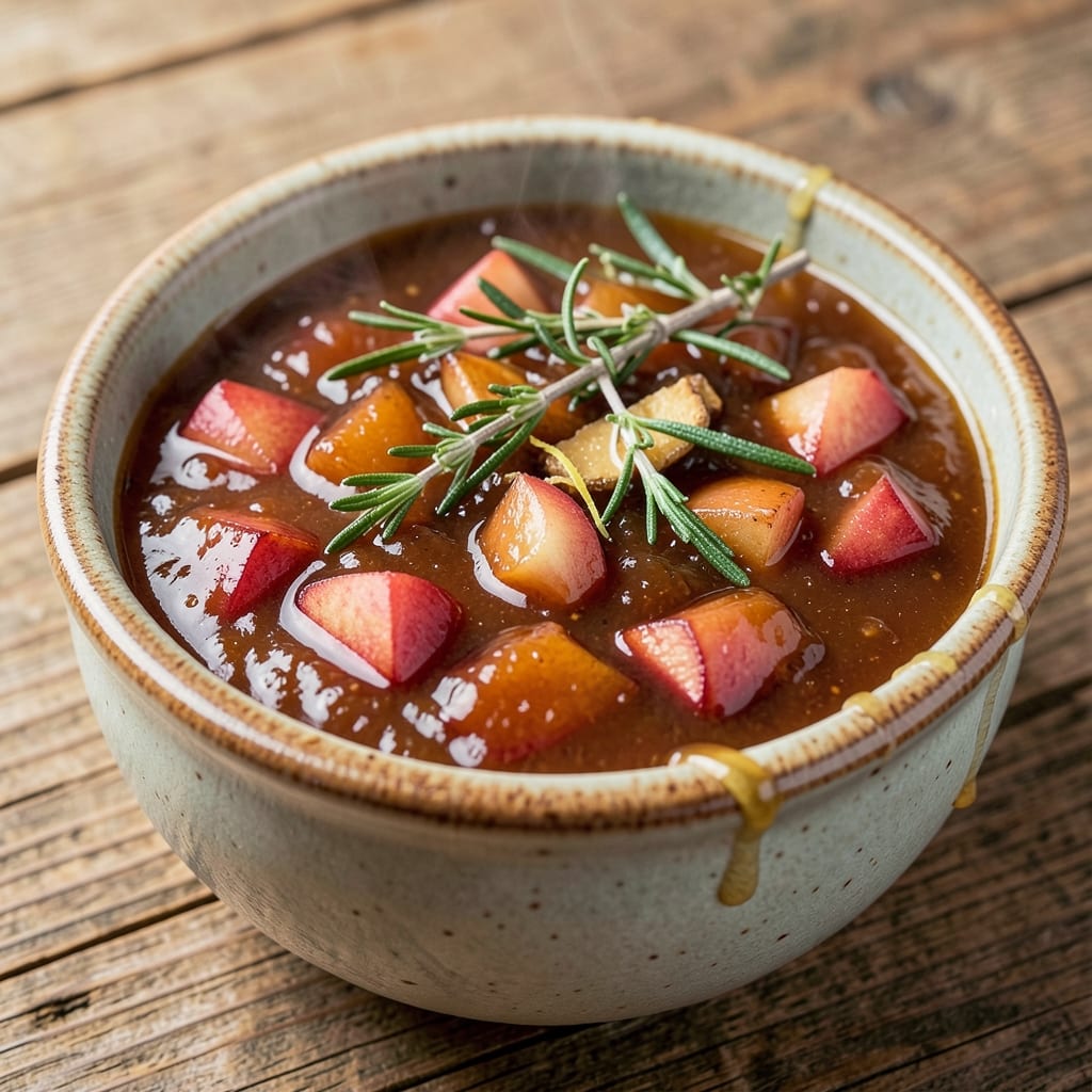 Apple And Ginger Jam Recipe: Zesty Preserves With Fresh Herb Finish