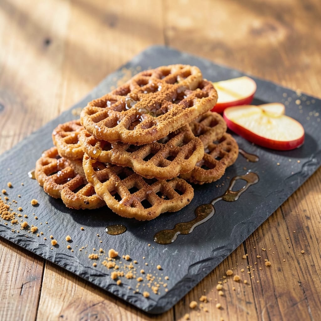 Apple Cinnamon Pizzelle Recipe: Crispy Waffle-Irons and Spiced Apple Bites