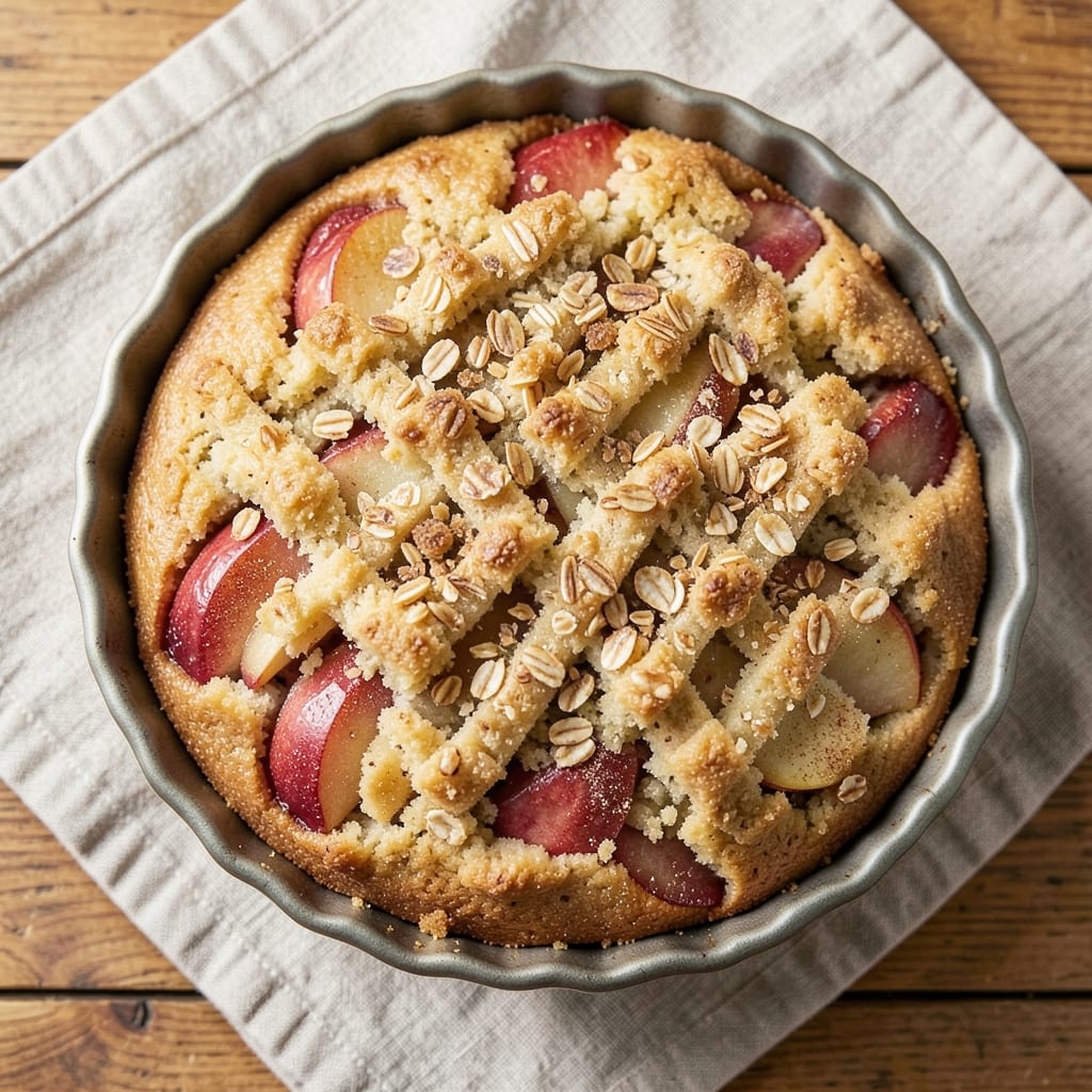 Apple Cake With Crumb Topping Recipe: Spiced Streusel Crunch Over Moist Apple Layers