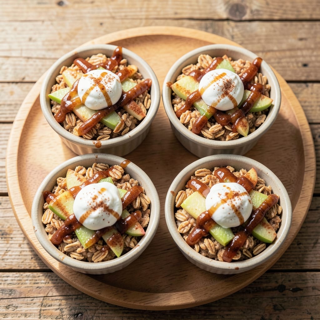Apple Cinnamon Oatmeal Cups Recipe: Microwaveable Breakfast Bites With Warm Spice
