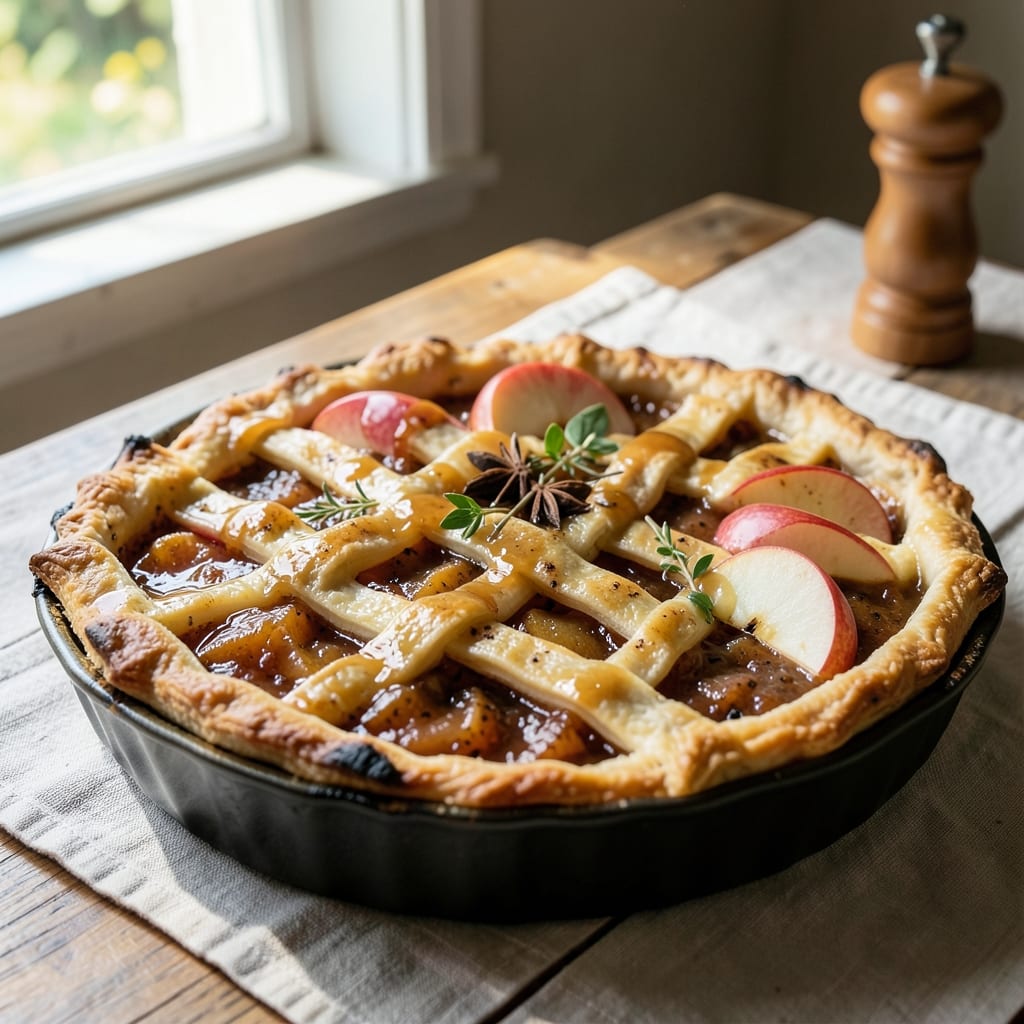 Alsace Apple Tart Recipe: Rustic Streusel Crown Over Spiced Fruit