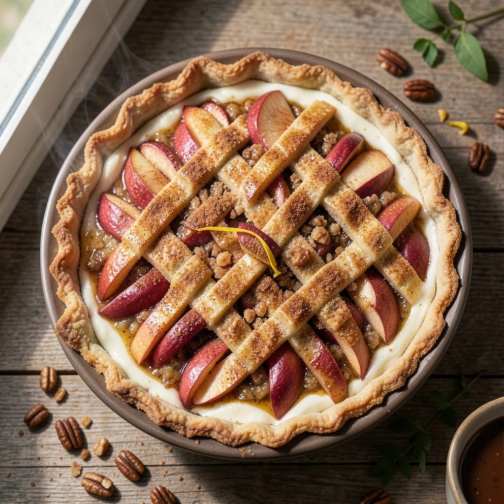 Apple Cinnamon Brown Sugar Pie Recipe: Warm Spice Crust With Caramelized Fruit Layers