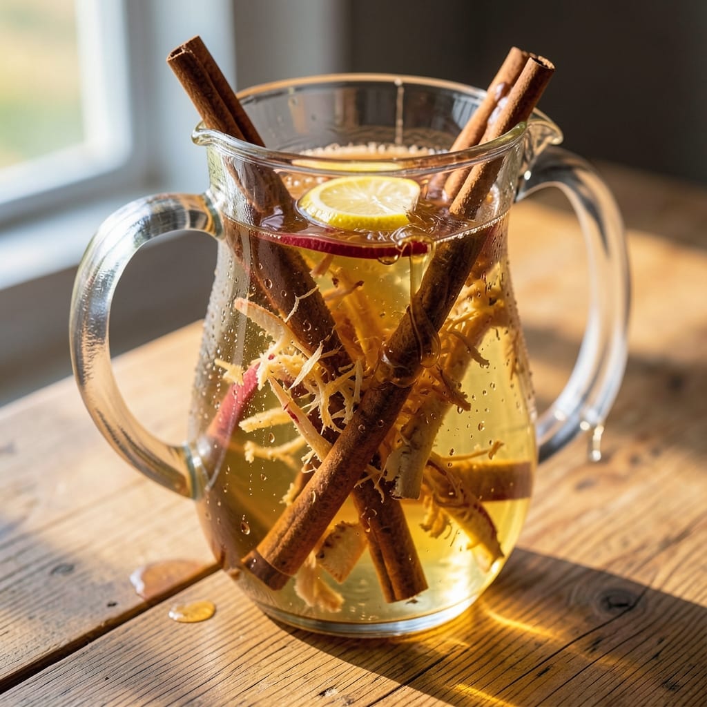 Apple Cider Vinegar Detox Water Recipe: Zesty Lemon-Ginger Cleansing Elixir