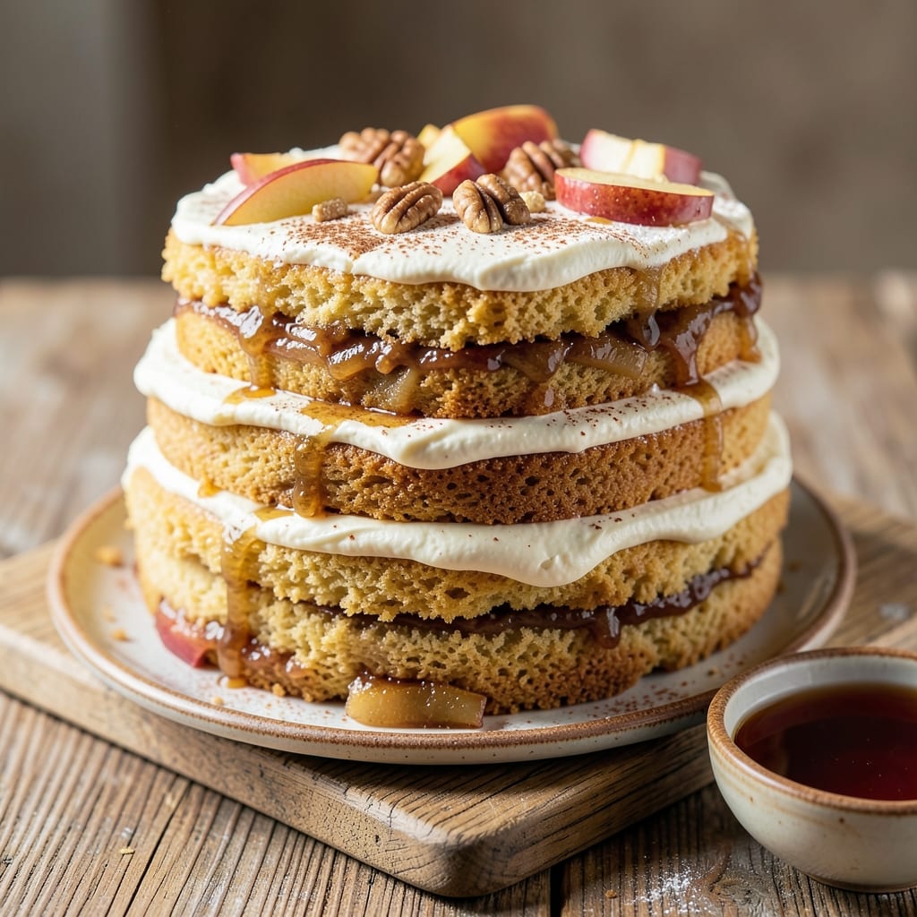Apple Cinnamon White Cake Recipe: Spiced Moist Layers With Buttery Frosting