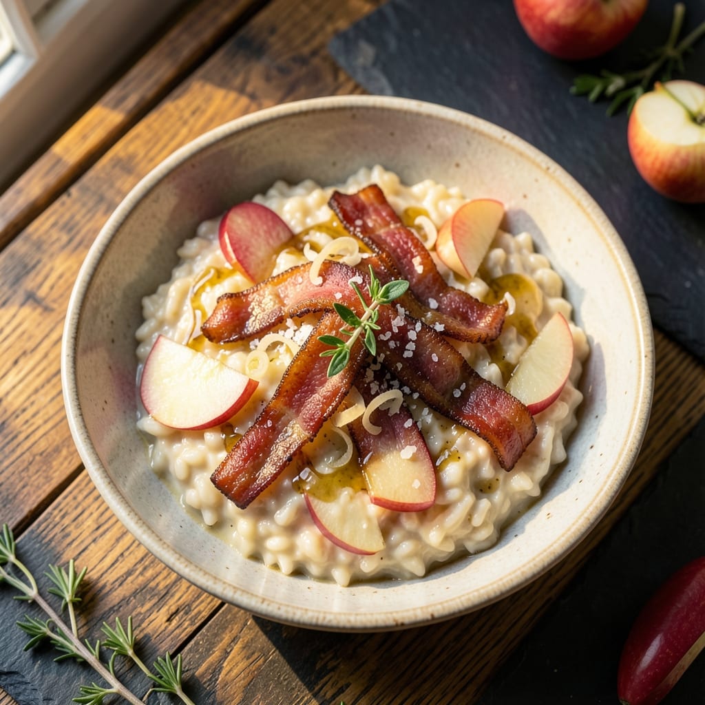 Apple Bacon Risotto Recipe: Smoky Sweet Crunch in 30 Minutes