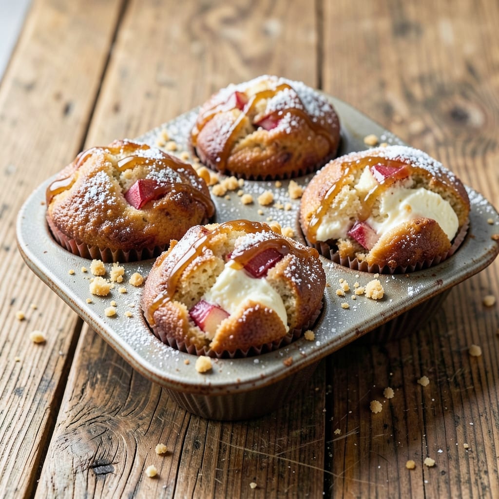 Apple Cream Cheese Muffins Recipe: Buttery Streusel Crown Over Spiced Apple Swirls