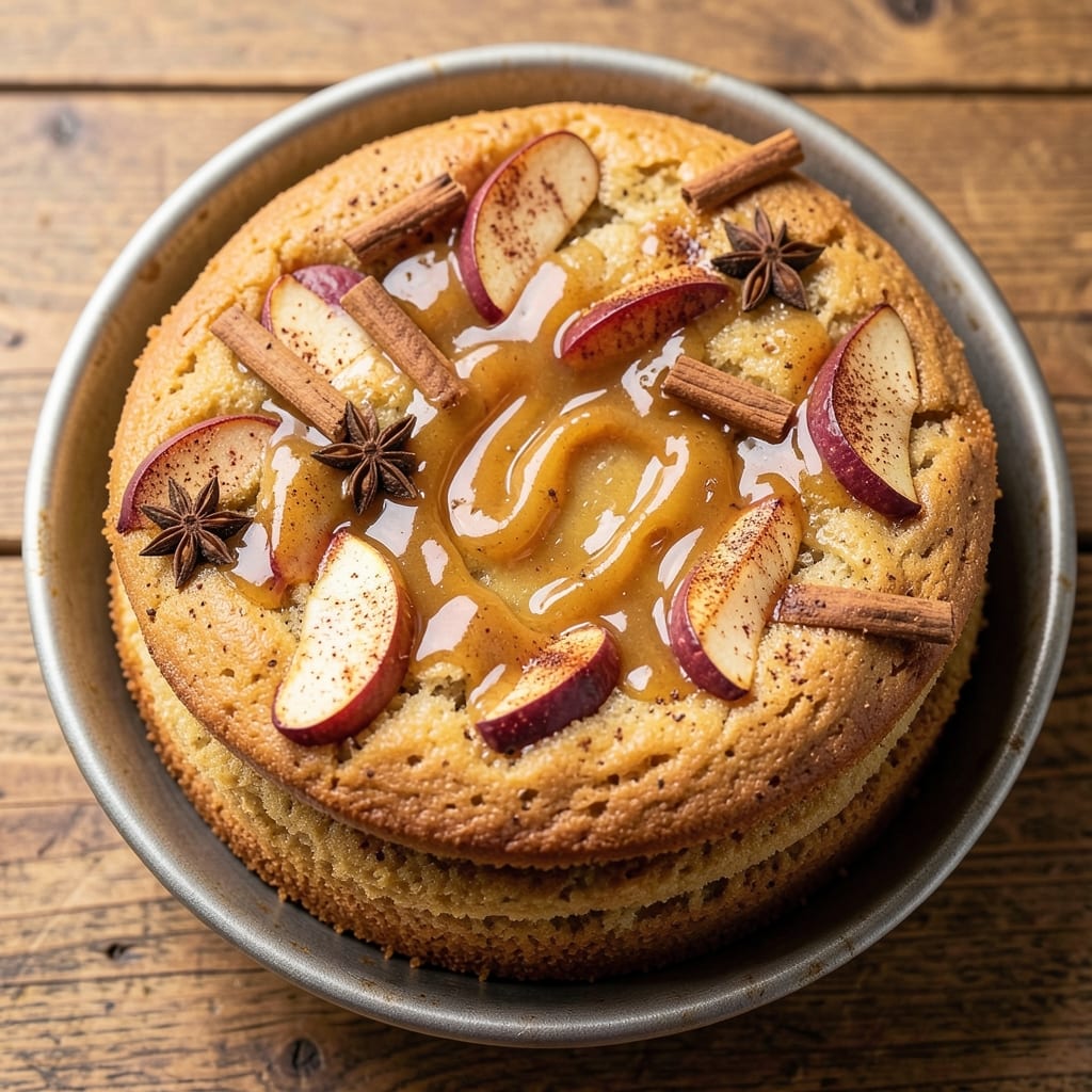Apple Cinnamon Gooey Butter Cake Recipe: Buttery Fondant Crown Over Spiced Apple Layers