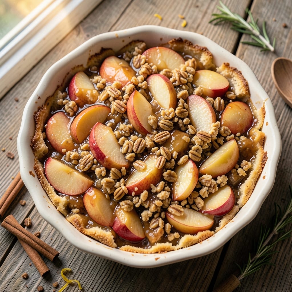Apple Cobbler For Two Recipe: Single-Serve Skillet With Buttery Streusel Twist