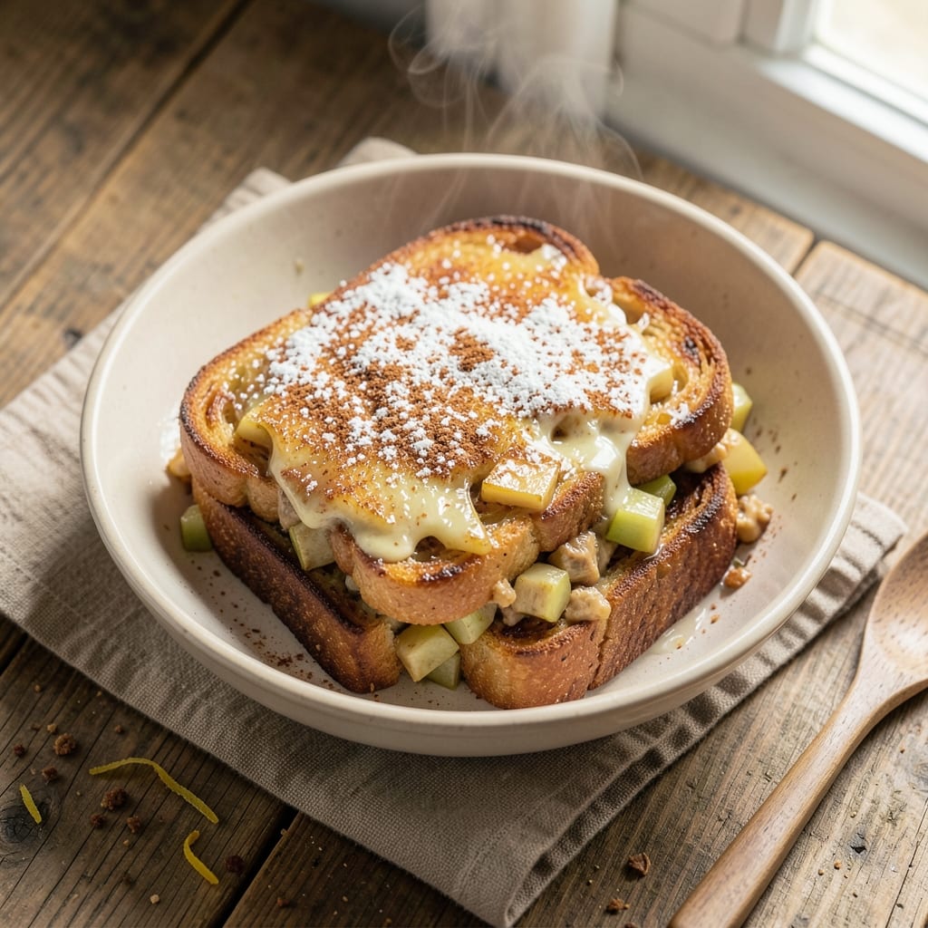 Apple Cinnamon Stuffed French Toast Recipe: Spiced Apple Filling That Caramelizes to Golden Perfection