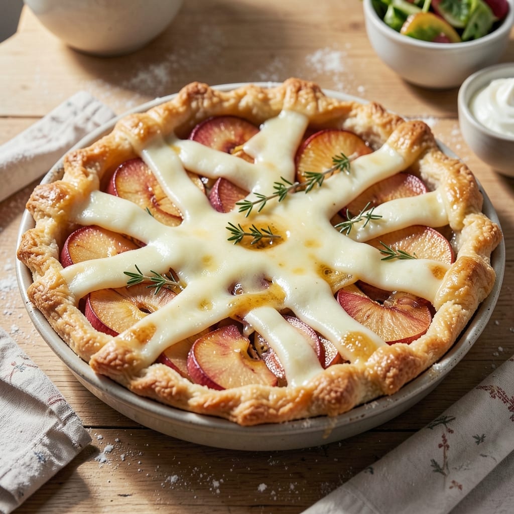 Apple And Cheese Pie Recipe UK: Crispy Lattice Crown With Caramelized Cheese Filling