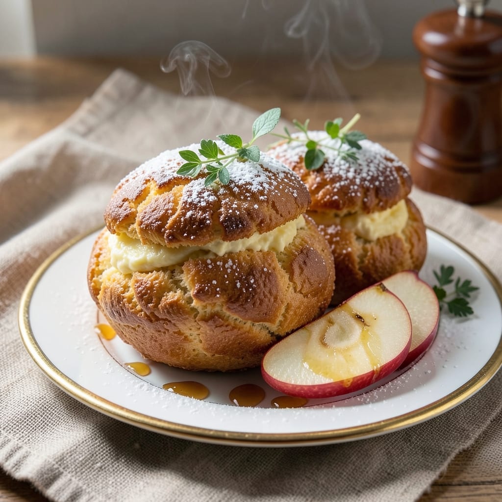 Apple Baba Recipe: Mini Dessert Cakes With Caramelized Apple Hearts