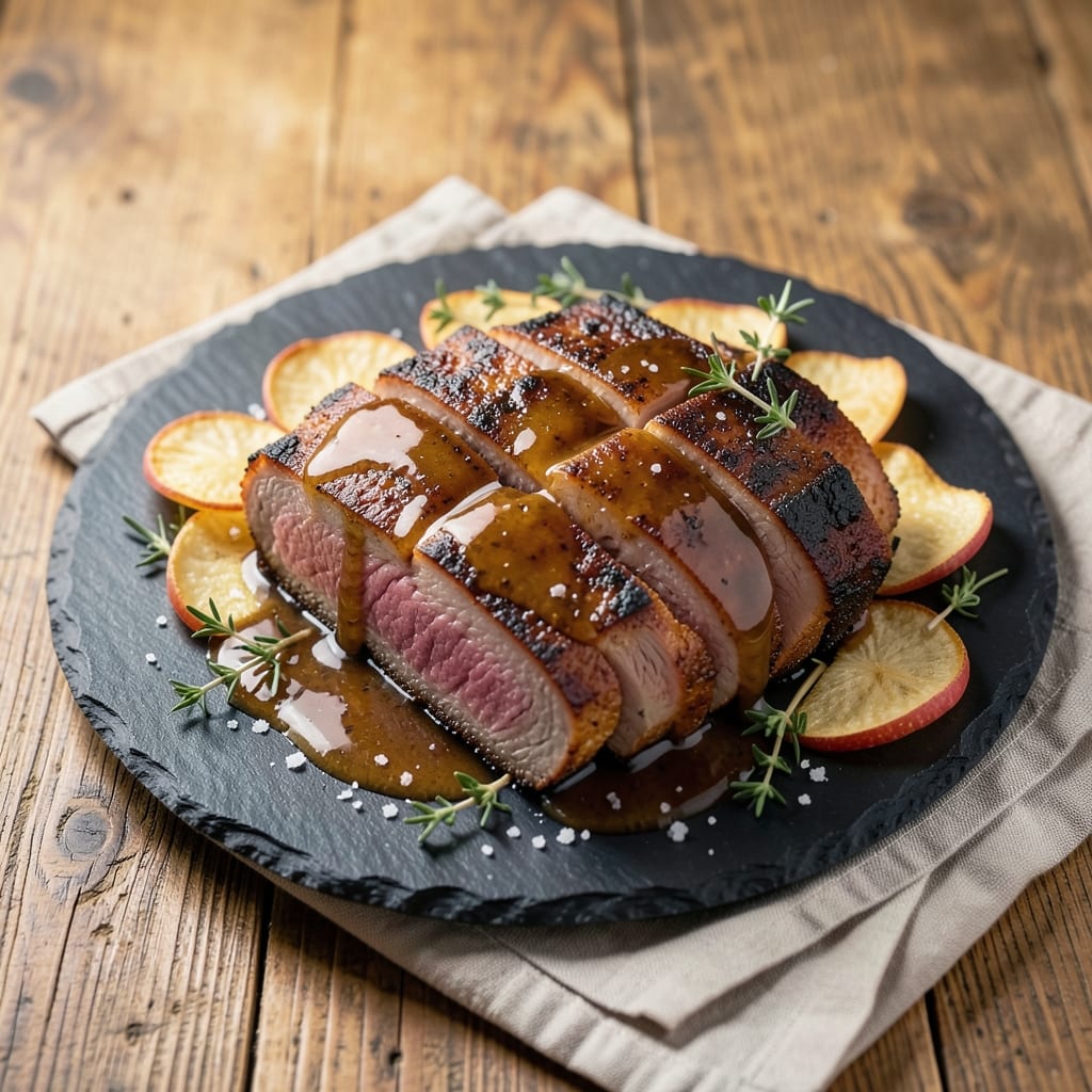 Apple Bourbon Pork Loin Recipe: Smoky Caramelized Glaze With Juicy Results