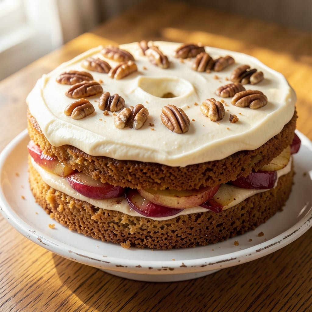 American Apple Cake Recipe: Spiced Lattice Top for Rustic Charm