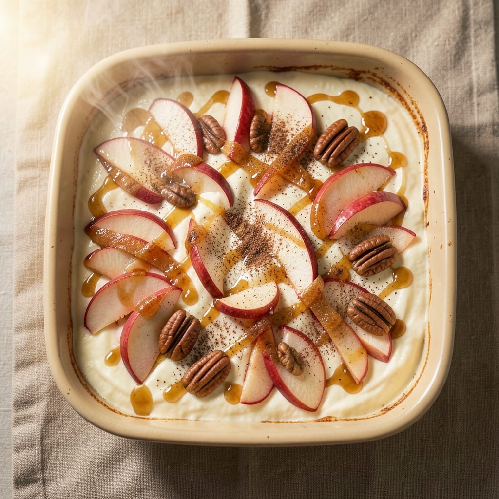 Apple Cinnamon Cottage Cheese Breakfast Bake Recipe: Warm Spiced Layers With Crunchy Top