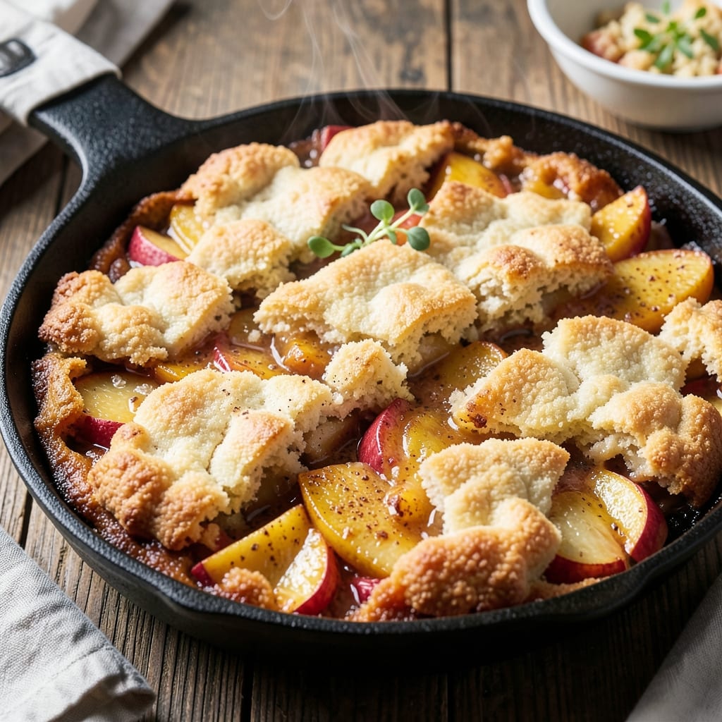 Apple Cobbler Cake Recipe: Buttery Streusel Crown Over Warm Spiced Apple Layers