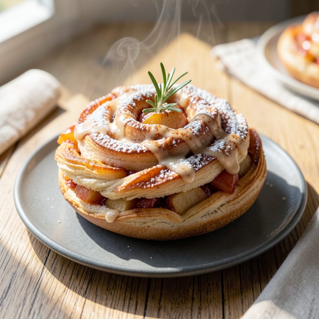 Apple Bear Claw Donuts Recipe: Spiced Apple Filling and Buttery Fondant Twist