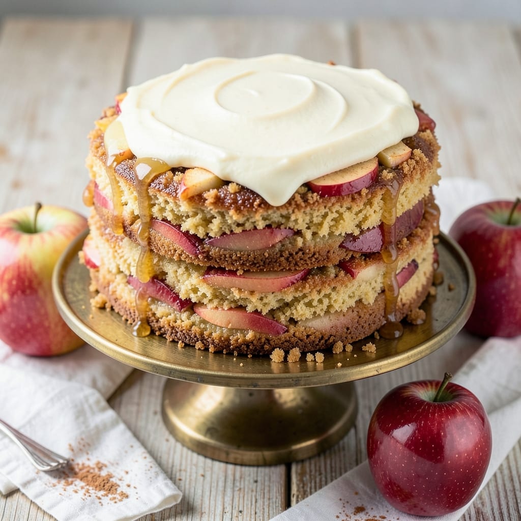 Angela Logan's Apple Cake Recipe: Spiced Layers and Buttery Fondant Crown Magic