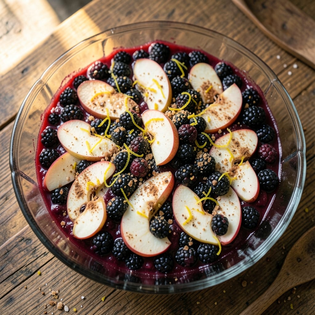 Apple Blackberry Pie Filling Recipe: Bursting Berry and Spice Harmony