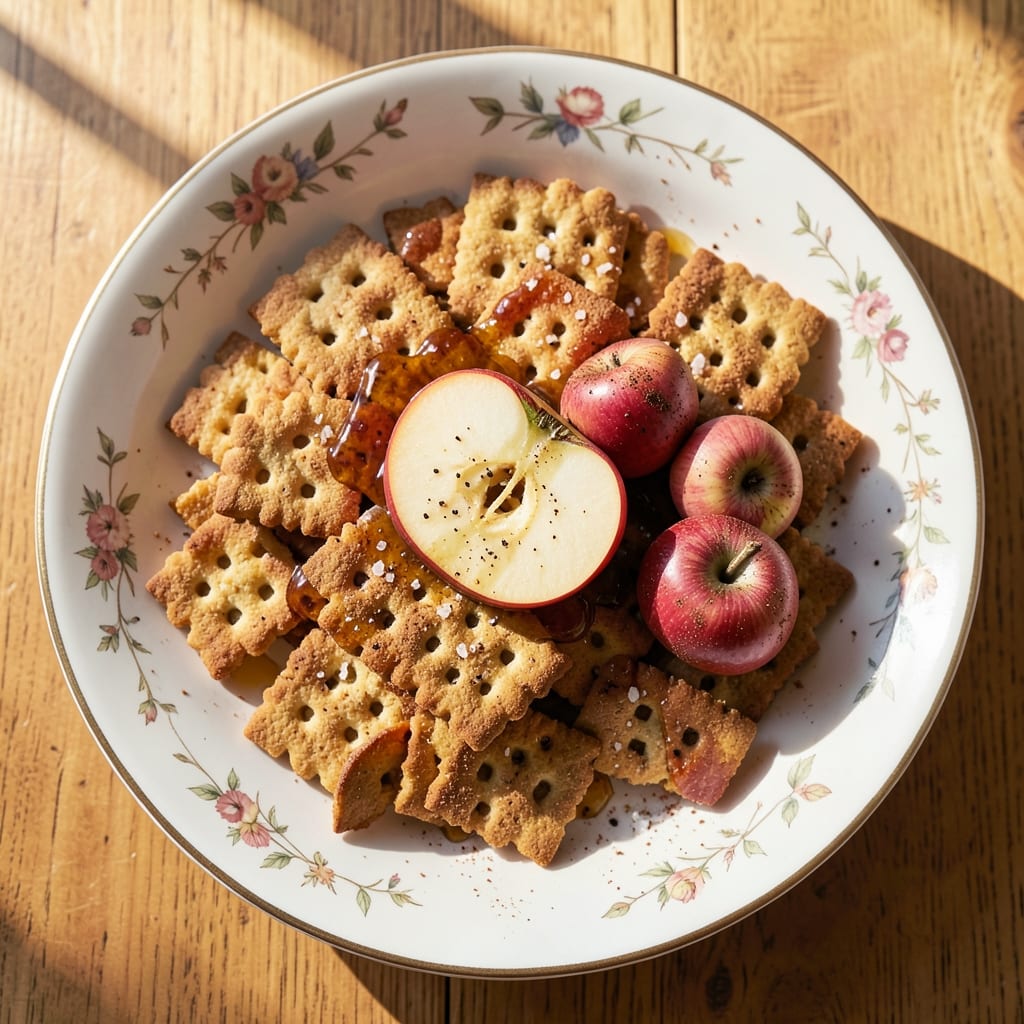 Apple Crackers Recipe: Spiced Apple Butter Crunch in 10 Minutes