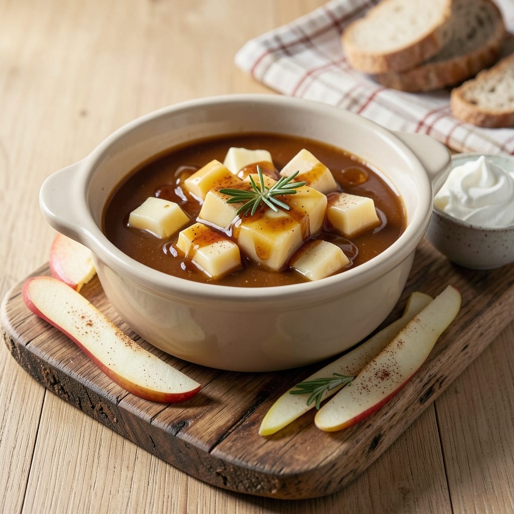 Apple Cider Fondue Recipe: Spiced Simmered Sweetness With Caramelized Edges