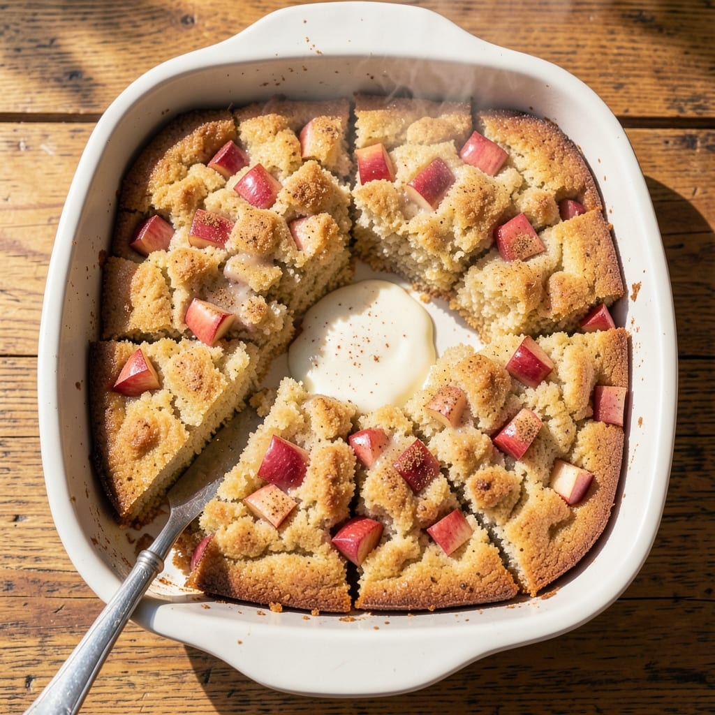 Apple Cake Squares Recipe: Spiced Apple Filling With Crispy Streusel Top