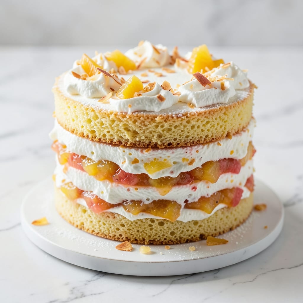 7-Up Cake Recipe With Coconut Pineapple Frosting: Tropical Zing and Creamy Layers