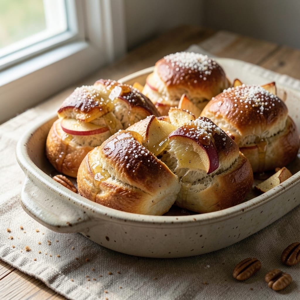 Apple Brioche Buns Recipe: Pillowy Sweetness With Vanilla-Infused Dough
