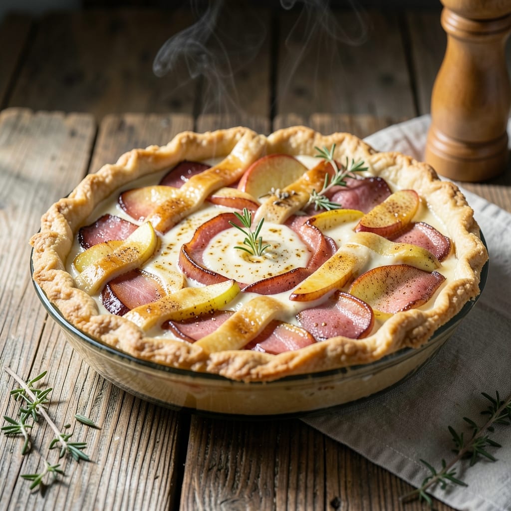 Apple and Ham Quiche Recipe: Savory Spice and Sweet Apple Harmony