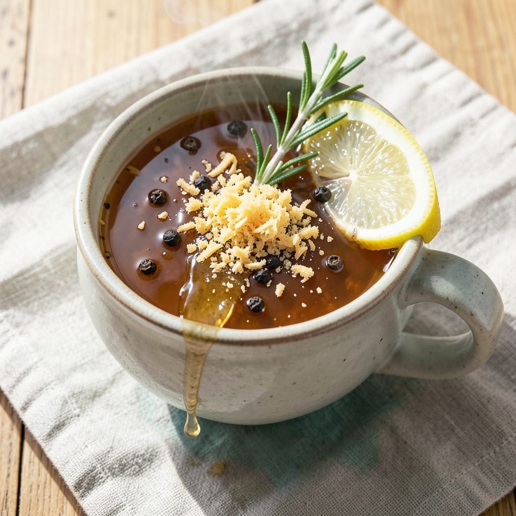 Apple Cider Vinegar, Ginger, Lemon, and Honey Recipe: Zesty Gut-Friendly Elixir in 5 Minutes