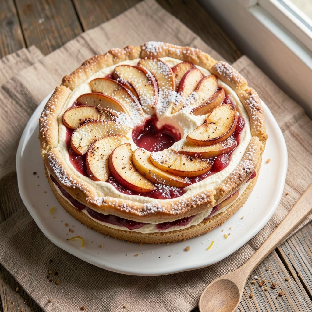 Apple Cream Cheese Torte Recipe: Velvety Layers With Caramelized Top Magic