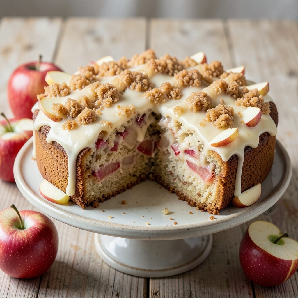 Apple Cake Recipe With Red Delicious Apples: Spiced Apple Layers and Buttery Fondant Crown