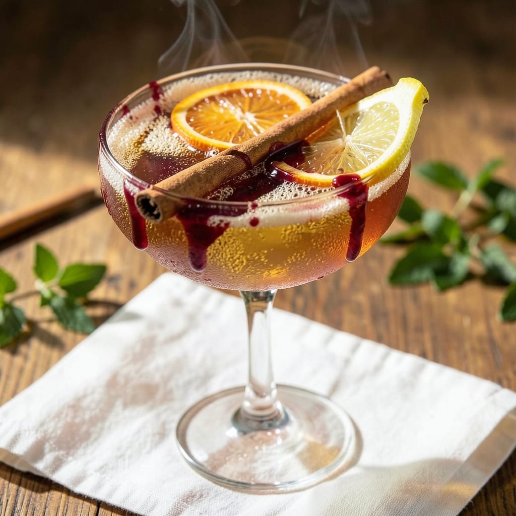 Apple Cider Champagne Cocktail Recipe: Bubbly Autumn Elegance in 5 Minutes
