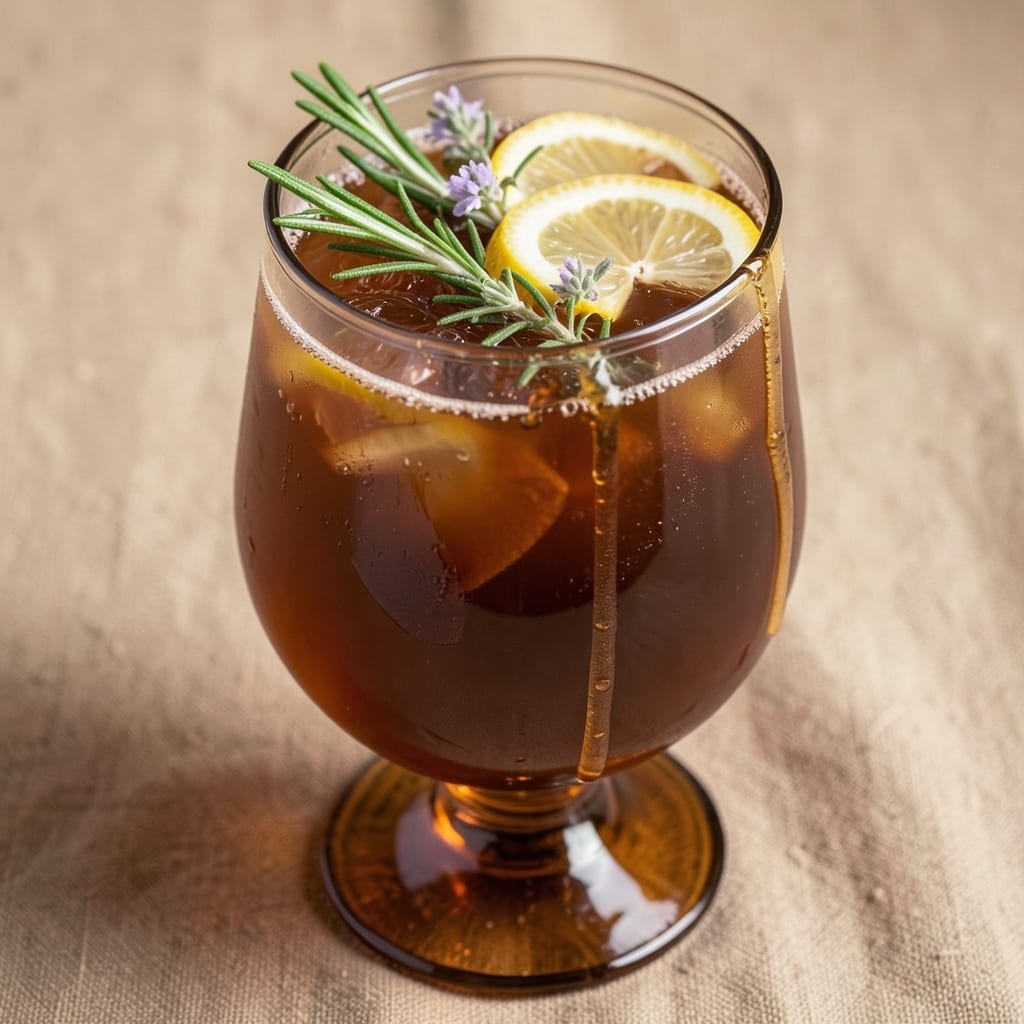 Apple Cider Lemon Drink Recipe: Sparkling Fall Elixir With Fresh Herbs