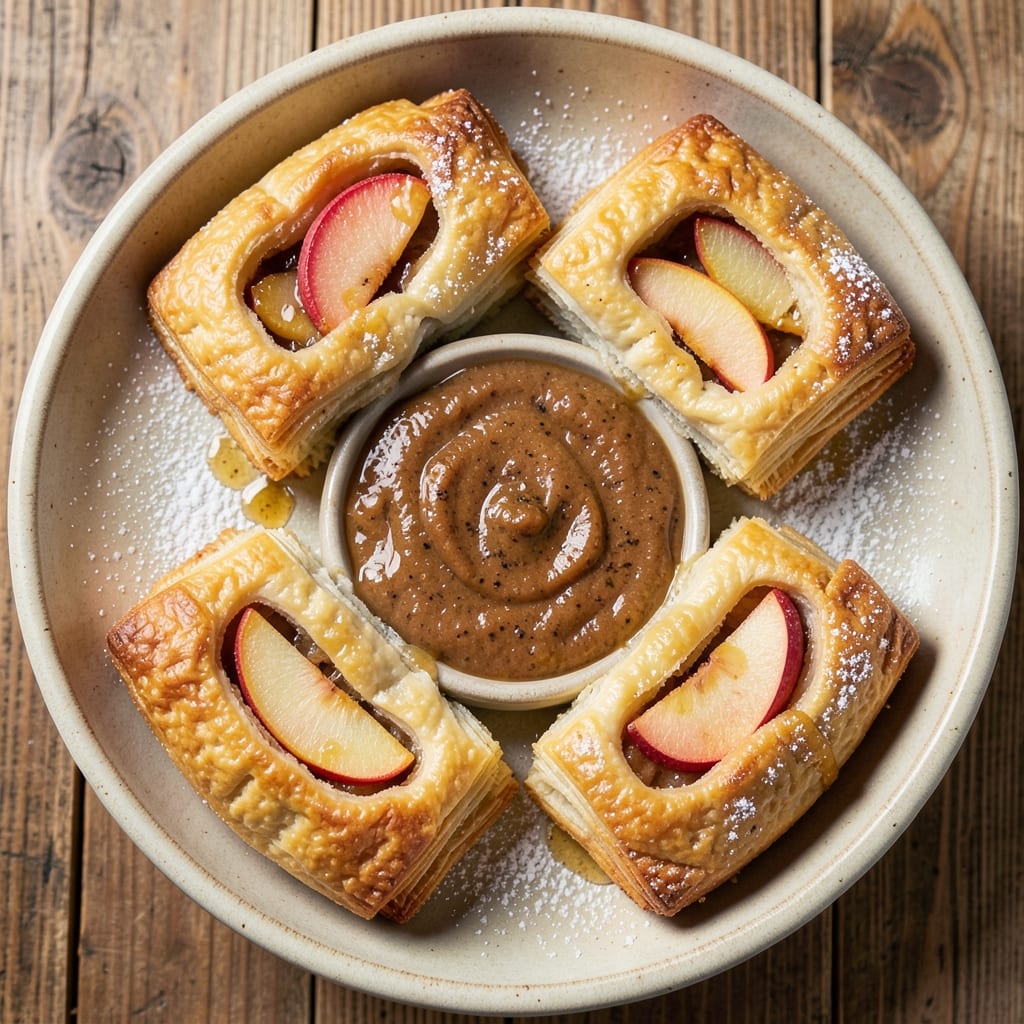 Apple Butter Pastry Recipe: Flaky Lattice Crown Over Spiced Apple Filling