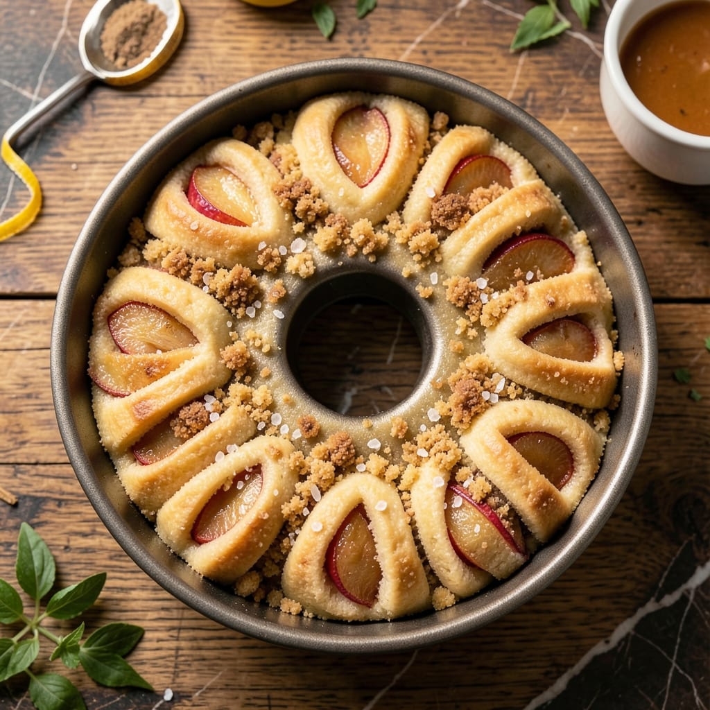 Apple Cakelet Pan Recipe: Mini Bundt Cakes With Caramelized Apple Topping