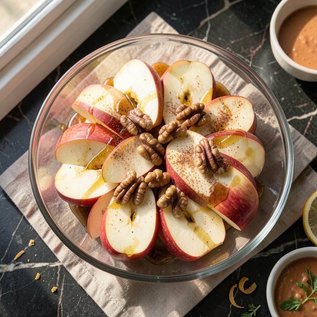 Apple and Nut Salad Recipe: Crunchy Sweetness With Walnut-Cinnamon Magic